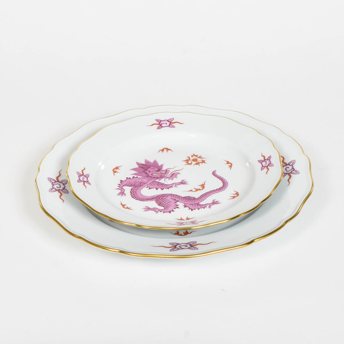 Meissen Ming Dragon Plates