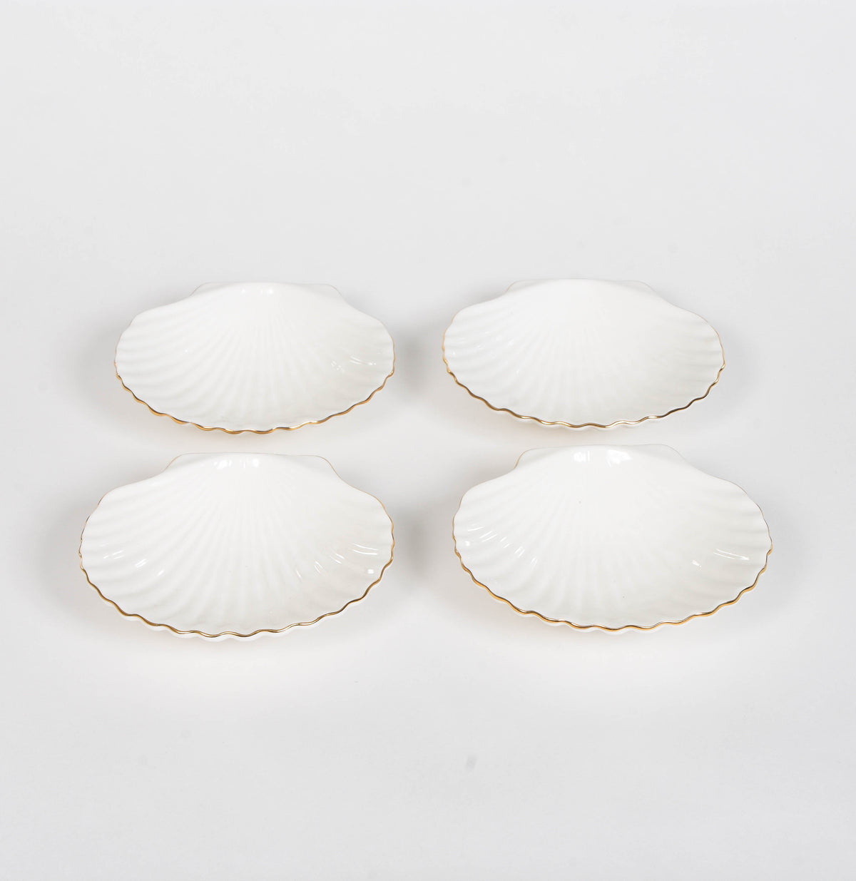 Aerin Shell Appetizer Plates