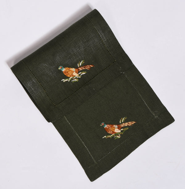 Pheasant Cocktail Napkin