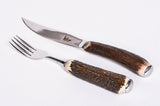 Set of 6 Stag Antler Cutlery with Box