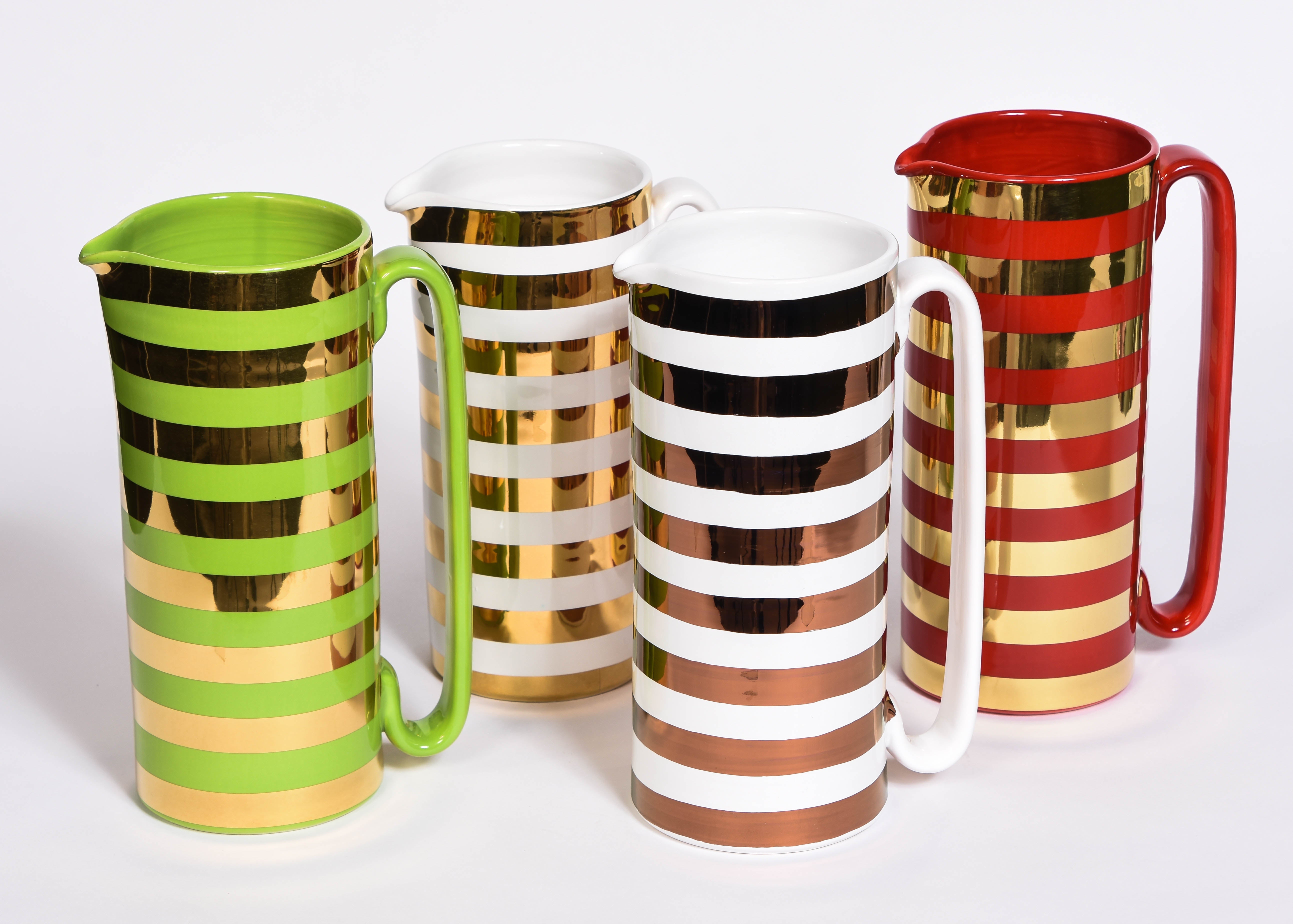 Horizontal Stripe Jug