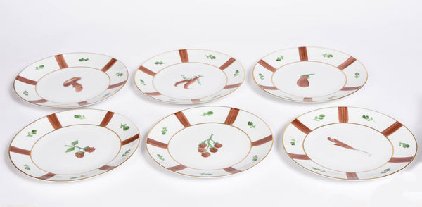 Marie Daáge Vegetable Plates - Set of 12