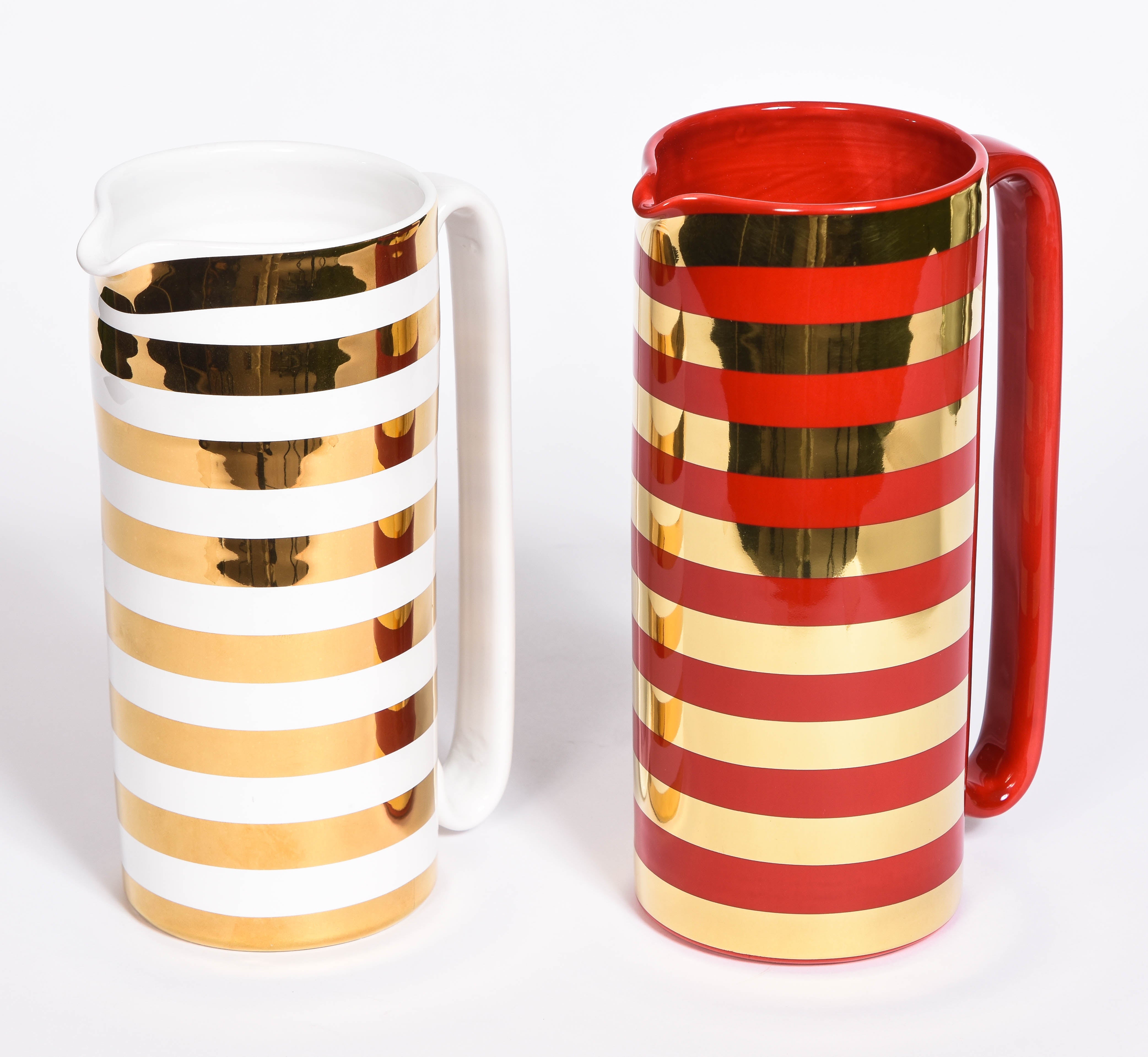 Horizontal Stripe Jug