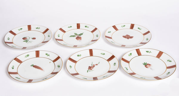 Marie Daáge Vegetable Plates - Set of 12