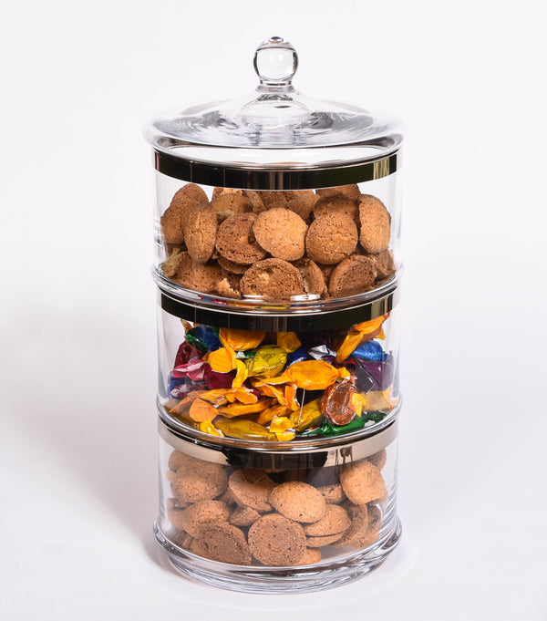 Glass Stacking Jars