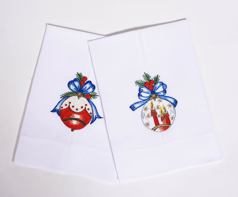 Bauble Guest Towel - Set of 2