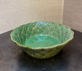 Woven Round Ceramic Basket Weave