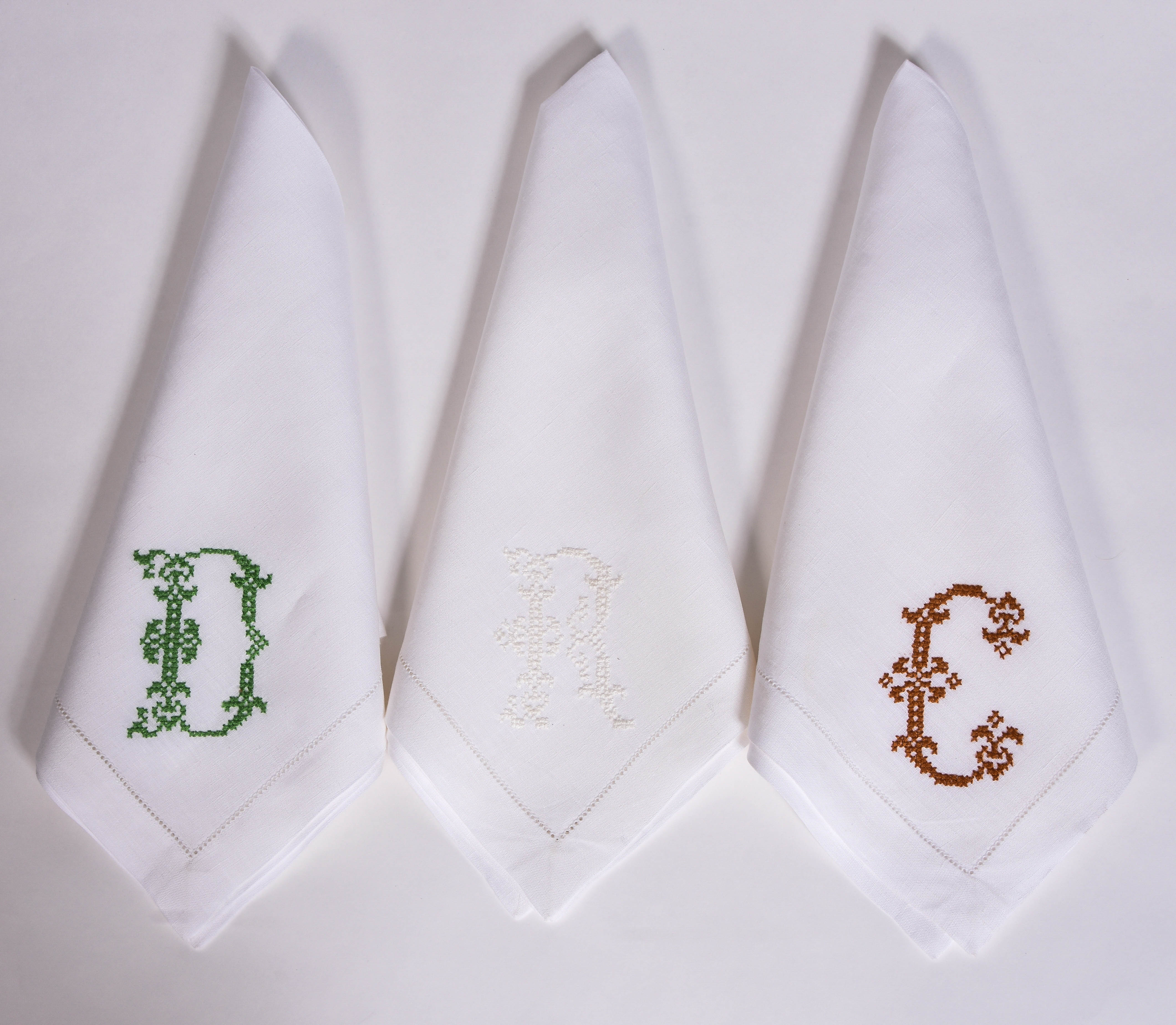 Set of  6 Monogram Napkins