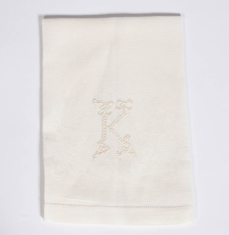 Set of 2 Monogram Guest Towels