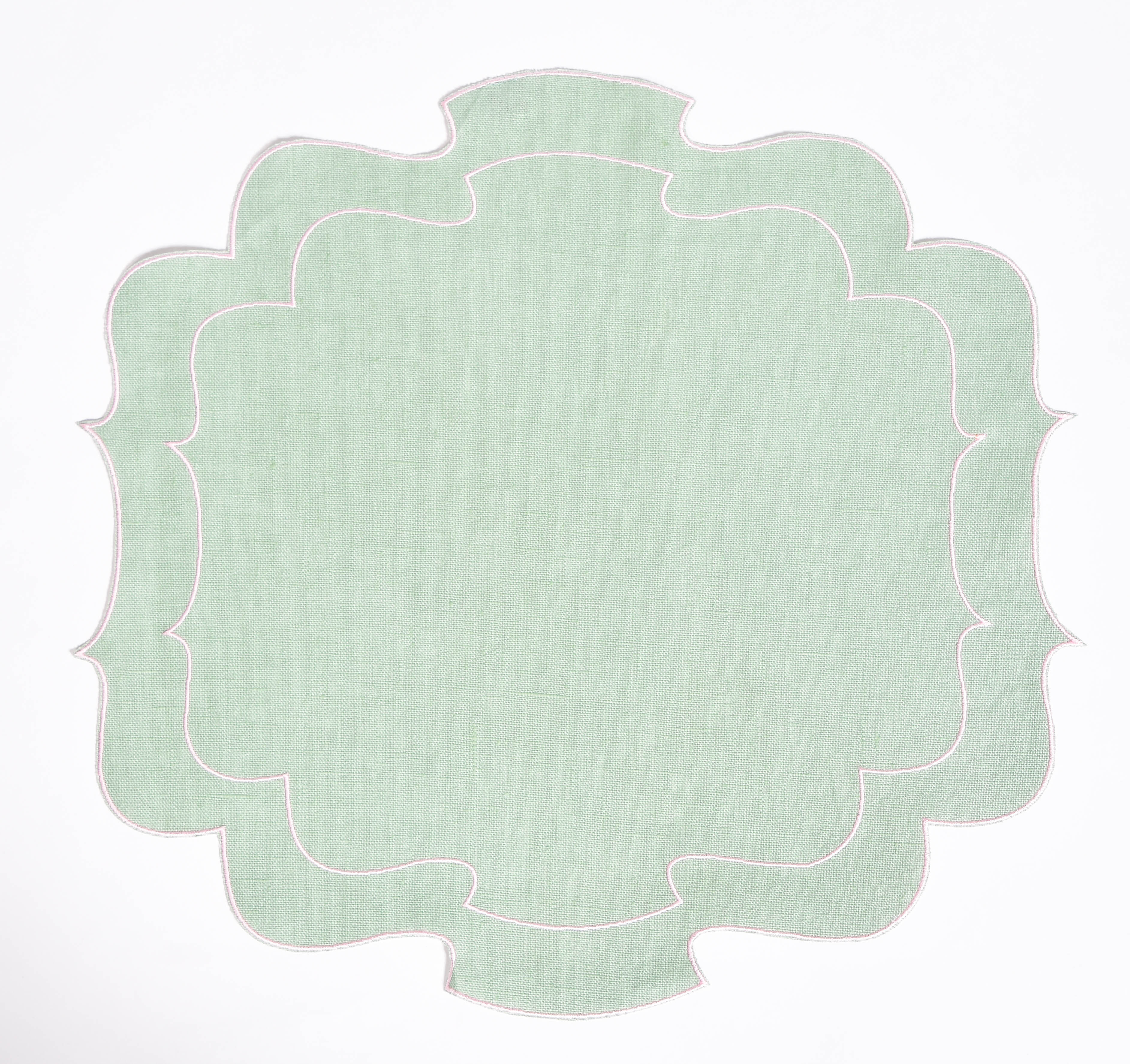 Curly Waxed Linen Placemat