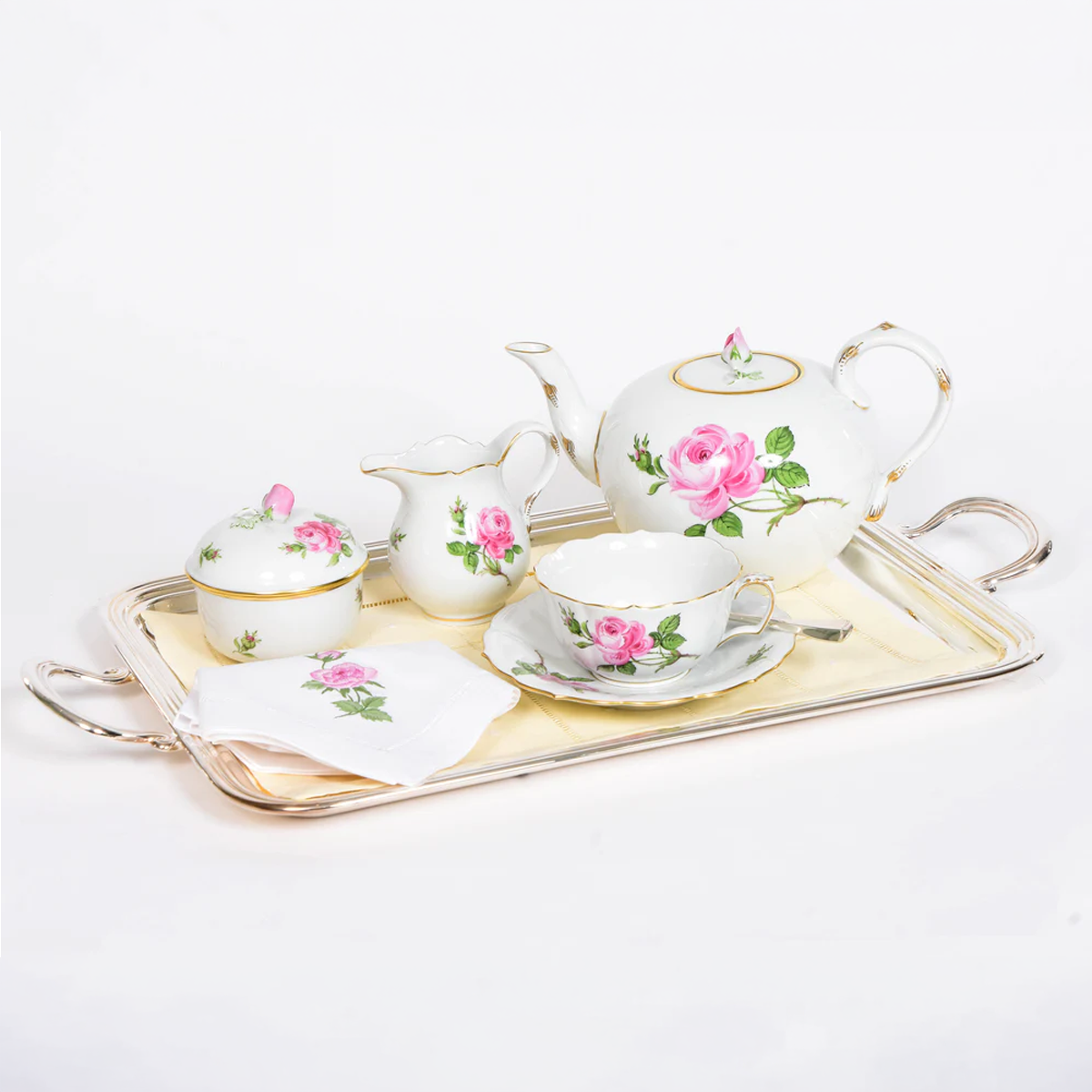 Meissen Hand Painted Rose Collection