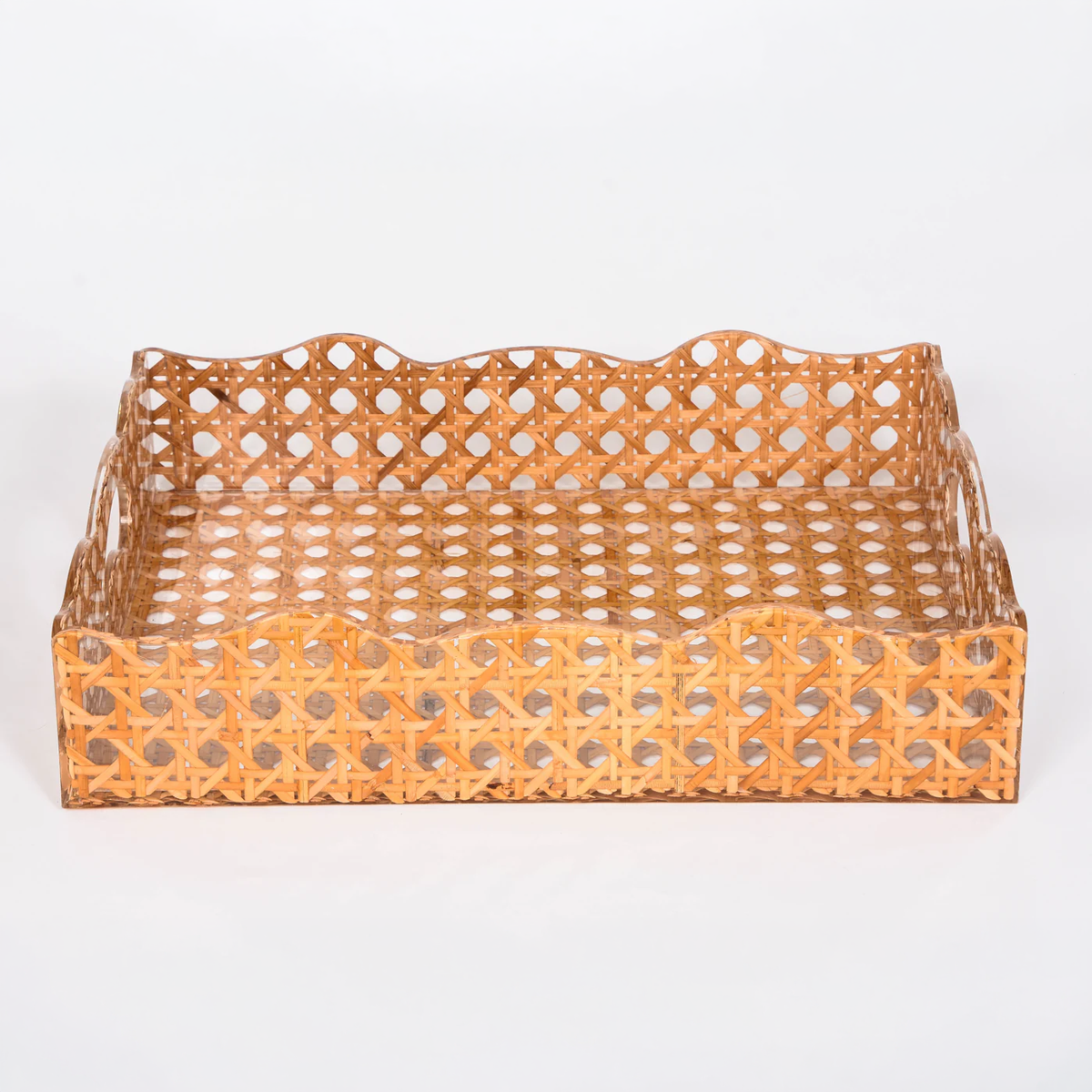 Rattan Gallery Trays