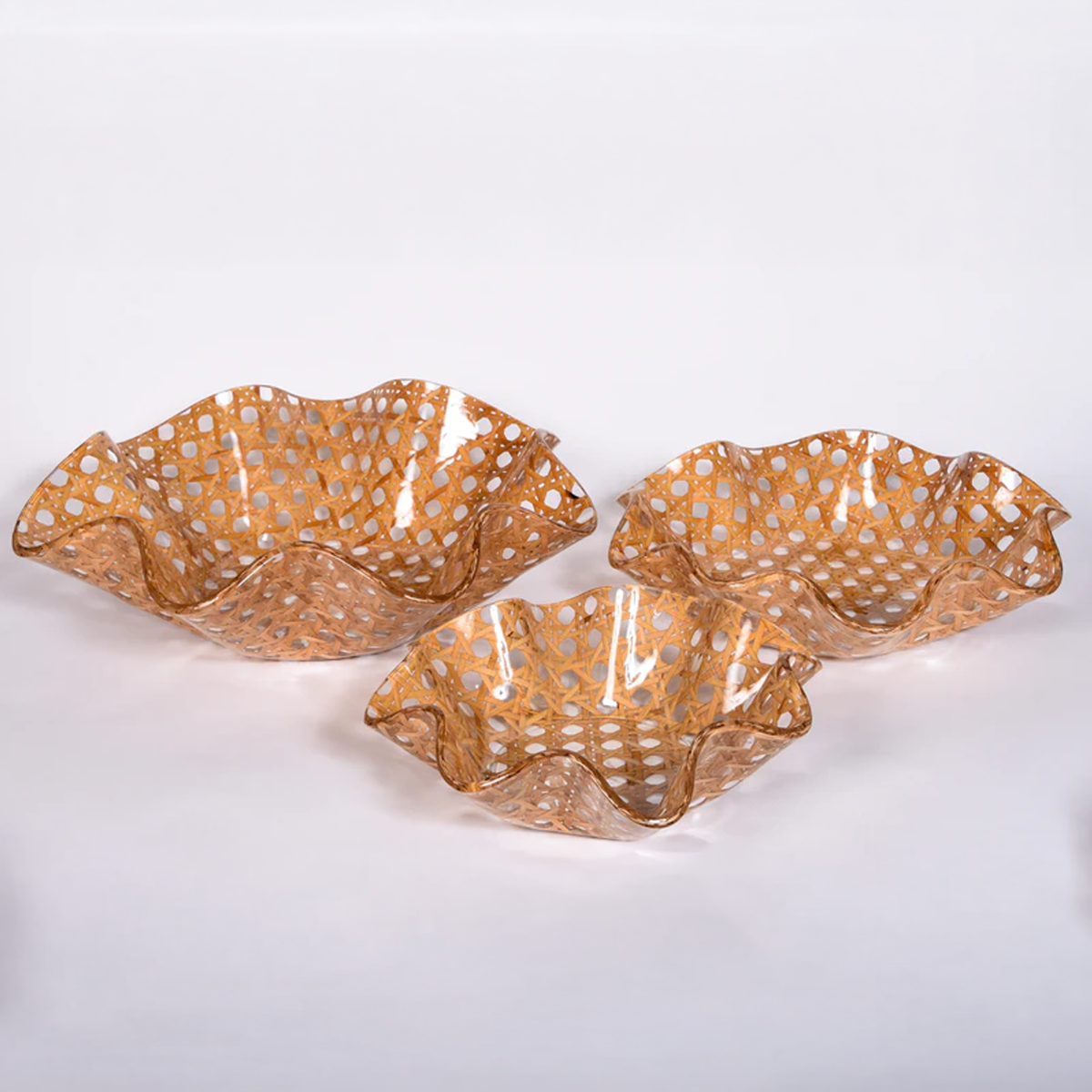 Rattan Serving Bowls