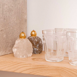 Rock Crystal Salt and Pepper Shakers