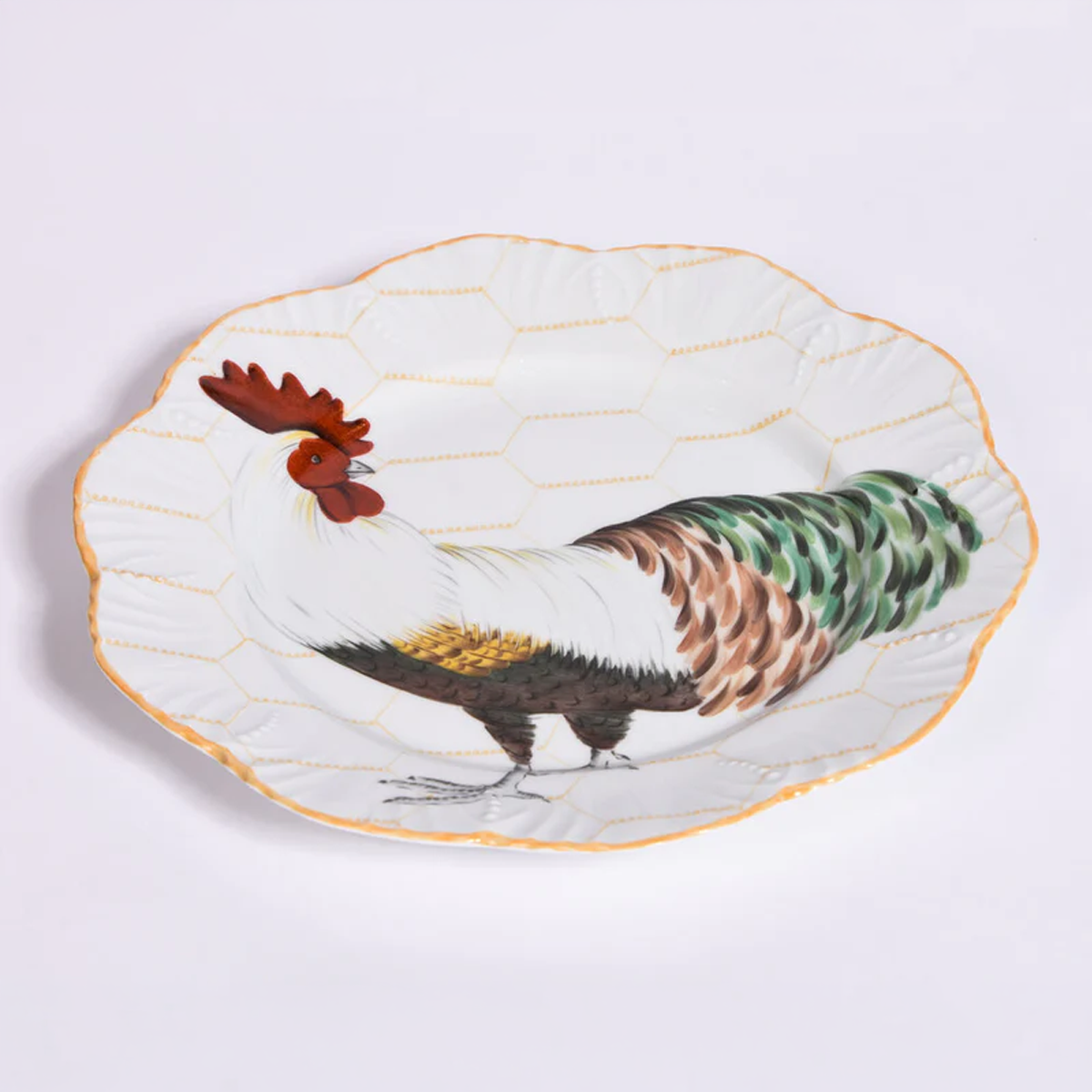 Set of 6 Pinto Plumes Dinner Plates