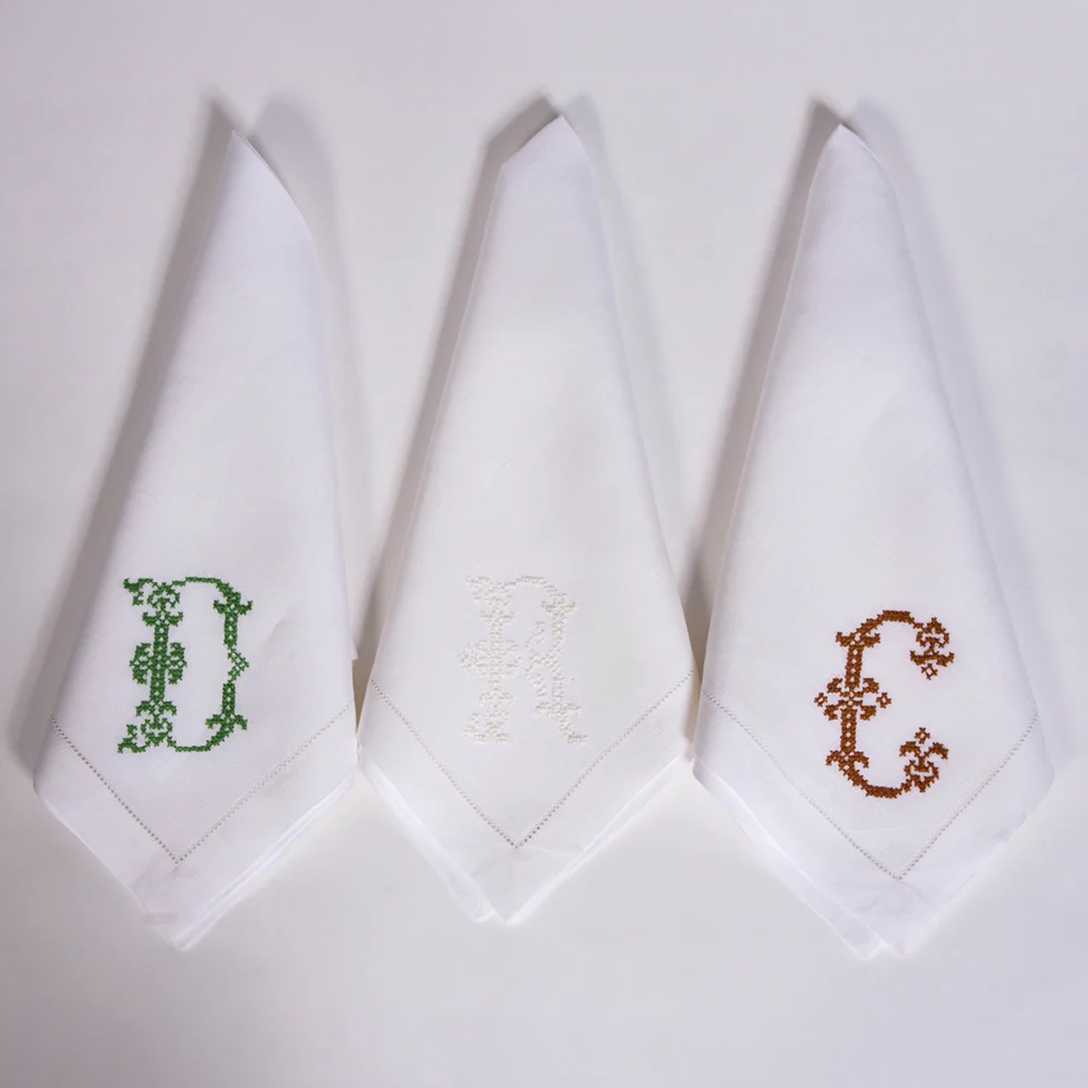 Set of  6 Monogram Napkins