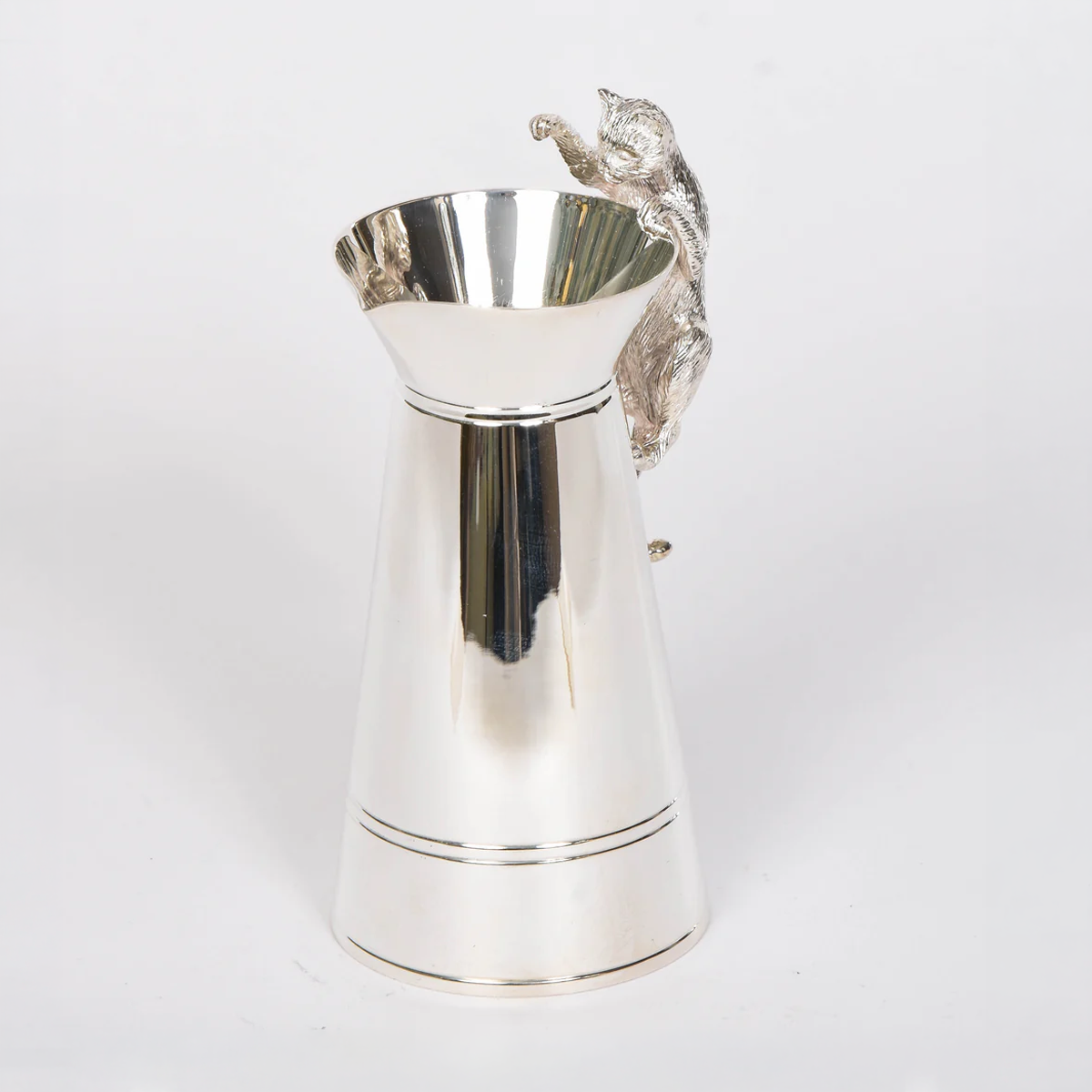 Silver 'Cat that Got the Cream' Jug