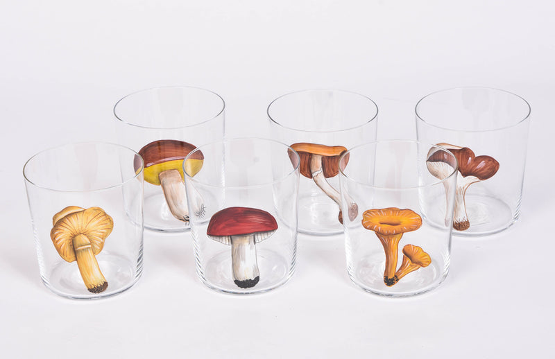 Set of 6 Mushroom Tumblers