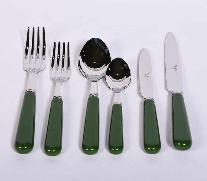 Green Cutlery 6 Piece Set