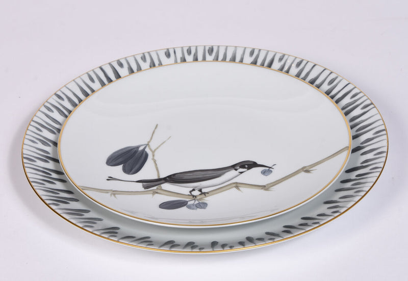 Marie Daâge Grey Pudding Plate