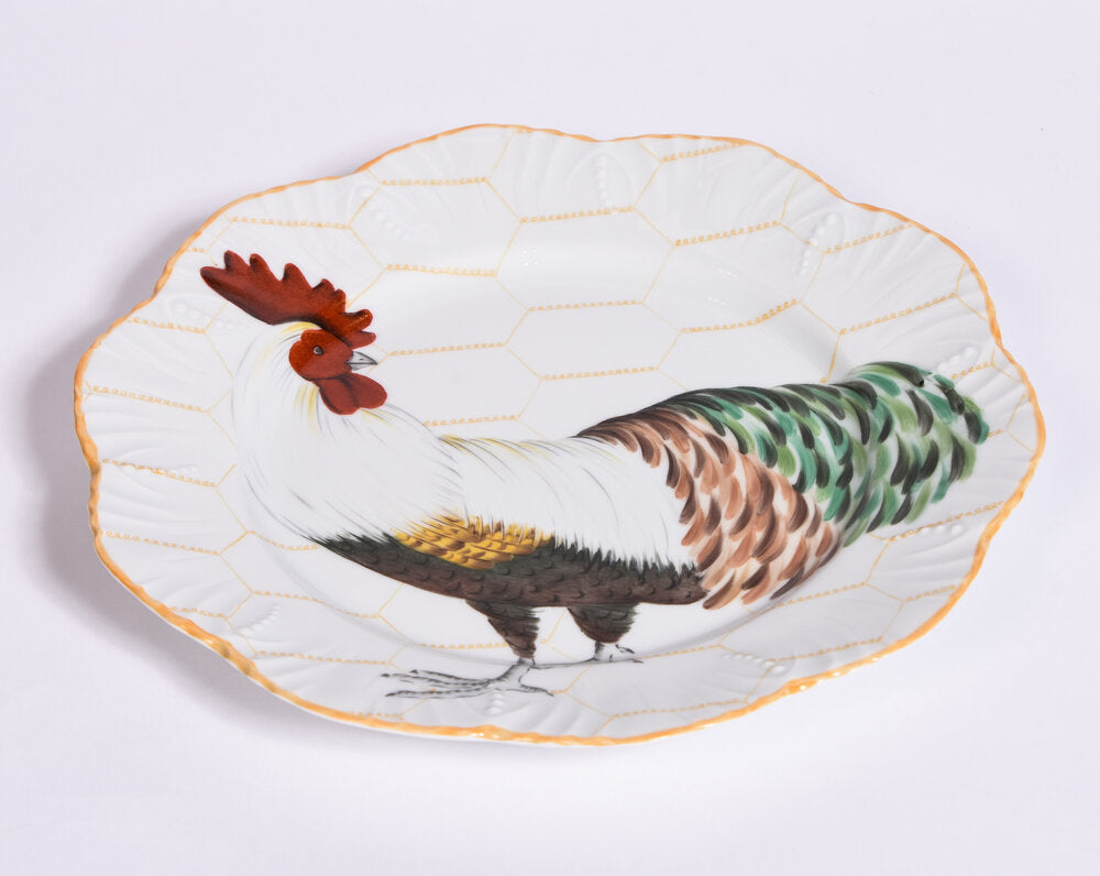 Set of 6 Pinto Plumes Dinner Plates