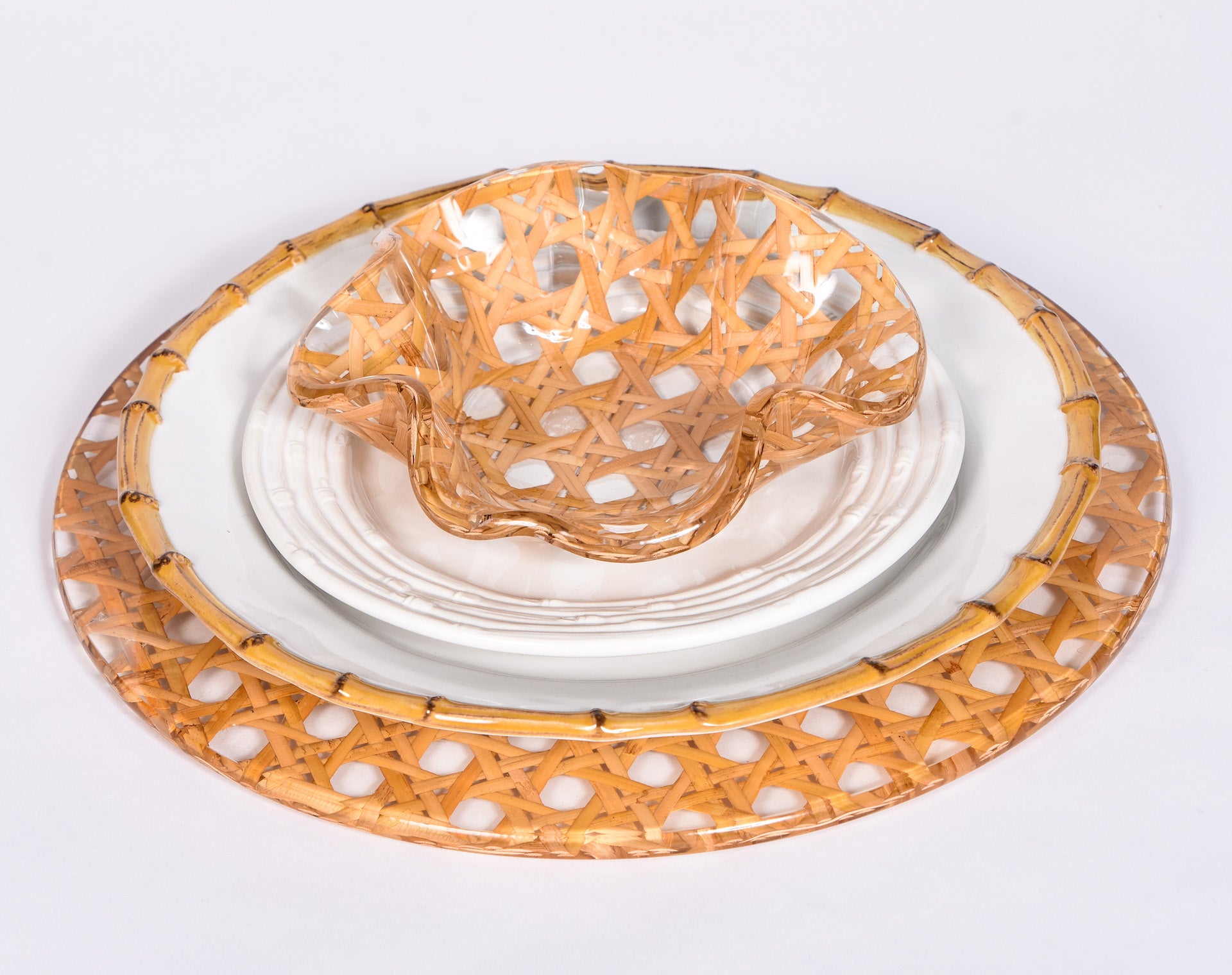 Rattan Pudding Bowl
