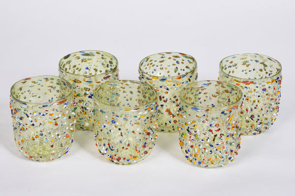 Set of 6 Murano Esterne Glasses
