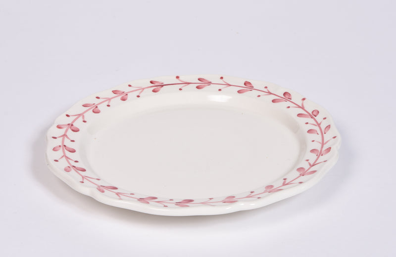 Pink Garland Plates