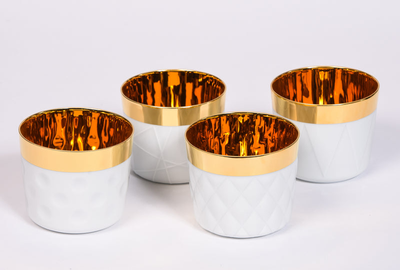 White Sip of Gold Goblets