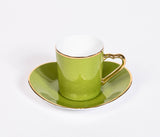 Heart Coffee Cups & Saucers