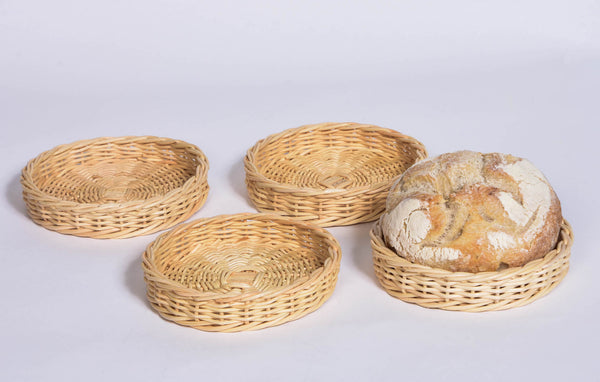 Set of 4 Wicker Bread Baskets
