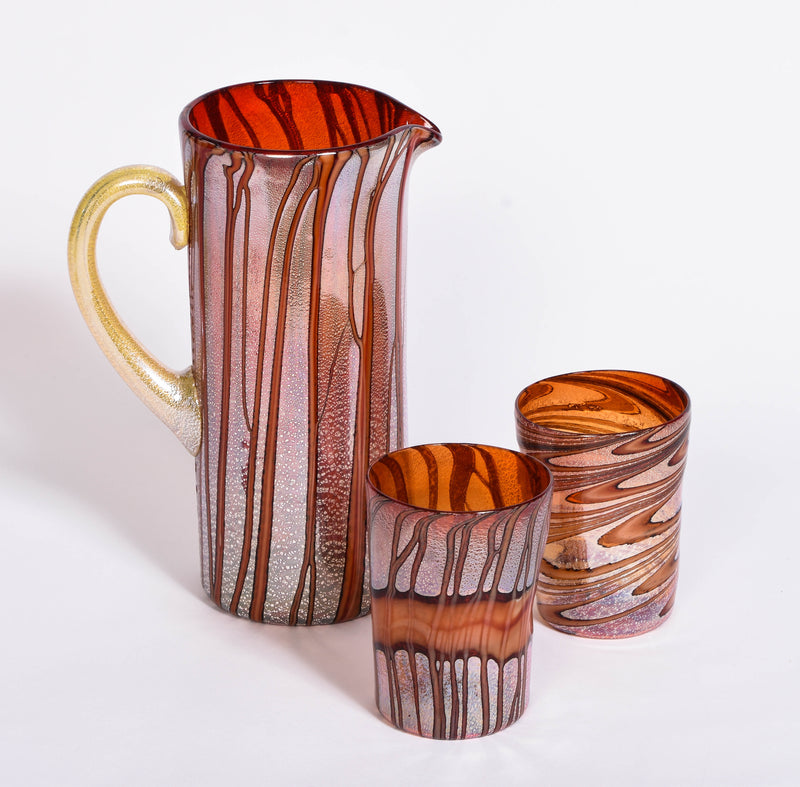 Amber Murano Glassware