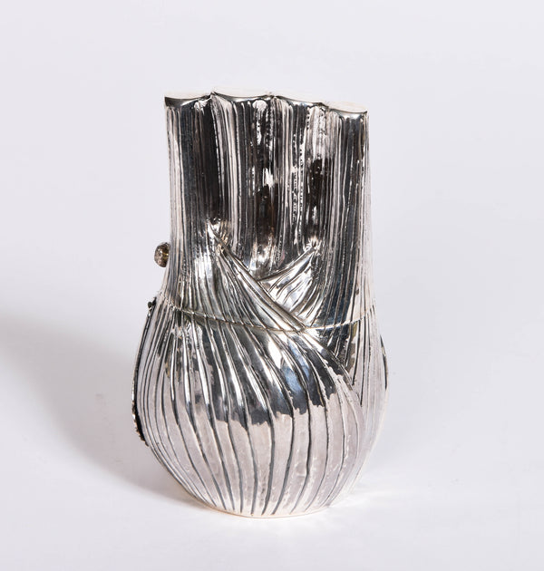 Solid Silver Fennel Pepper Mill