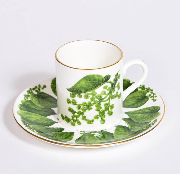 Set of 6 Al Fresco Coffee Cups and Saucers