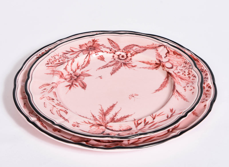Rocaille Pink Plates