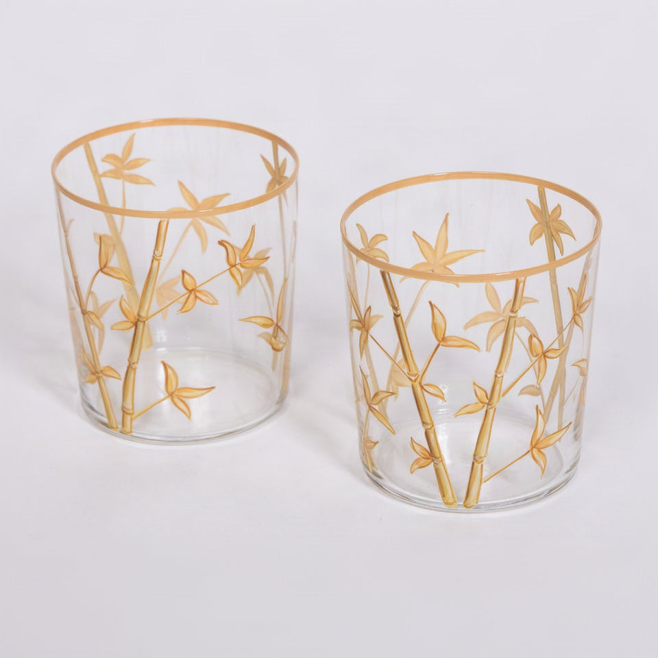 Bamboo Plates and Glasses