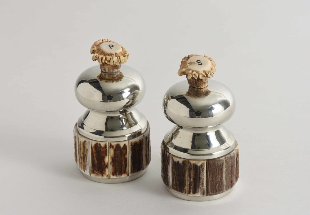 Horn Salt and Pepper Grinders
